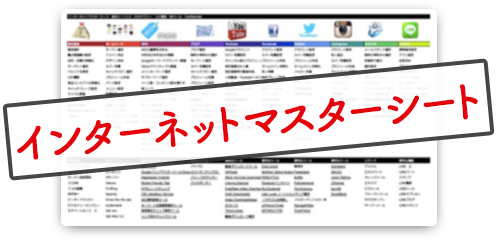 インターネットマスターシート
