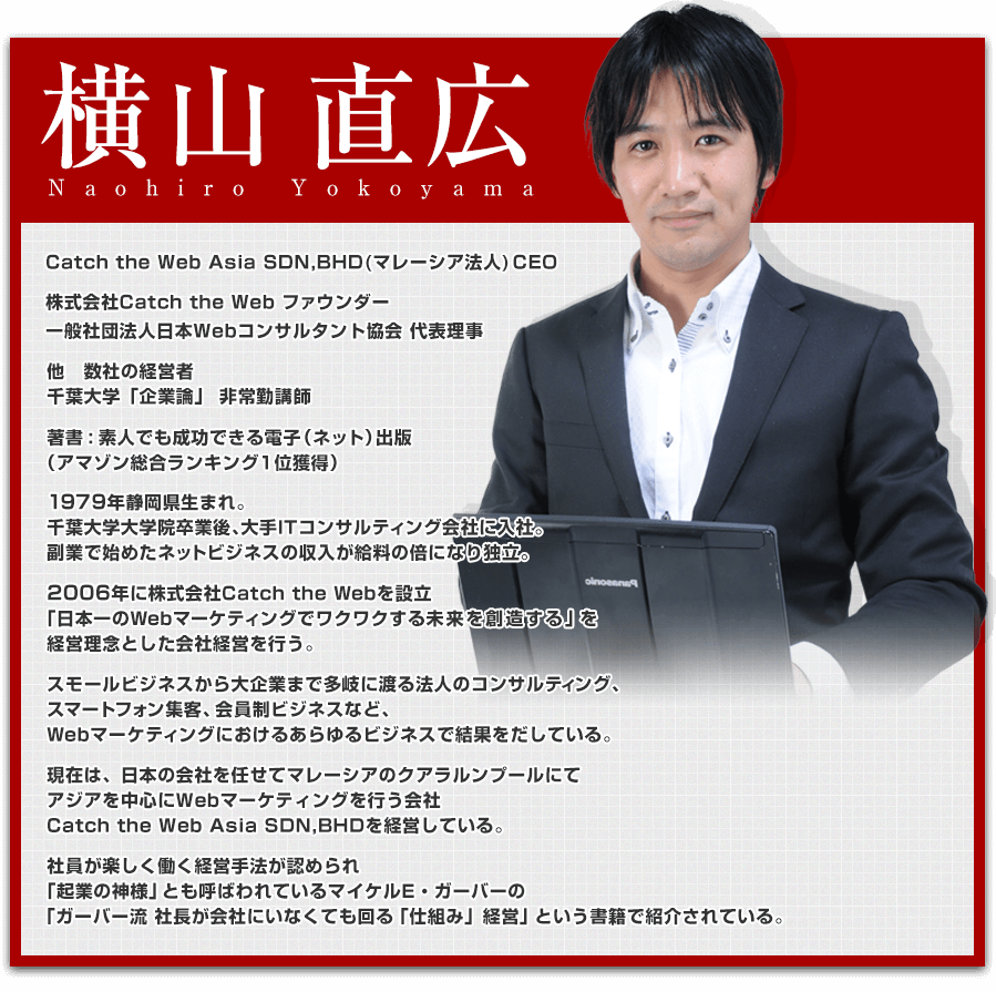 横山直広プロフィール