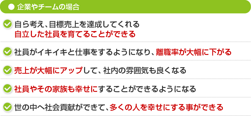 企業やチームの場合